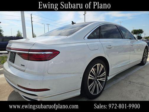 Glacier White Metallic 2021 Audi A8 L 60