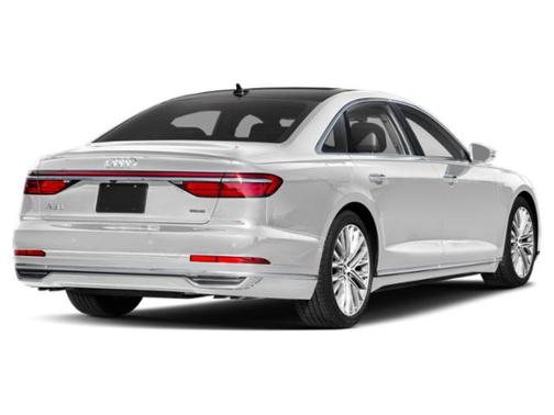 Glacier White Metallic 2021 Audi A8 L 60