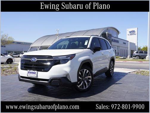 Crystal White Pearl 2026 Subaru Forester Hybrid Touring