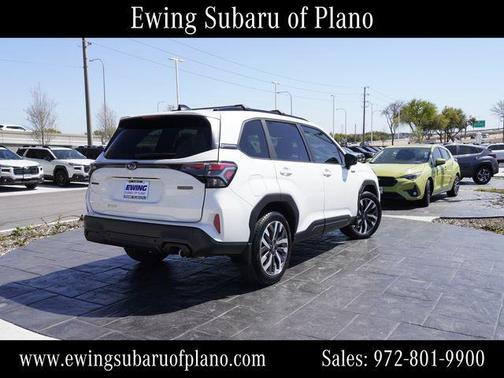 Crystal White Pearl 2026 Subaru Forester Hybrid Touring