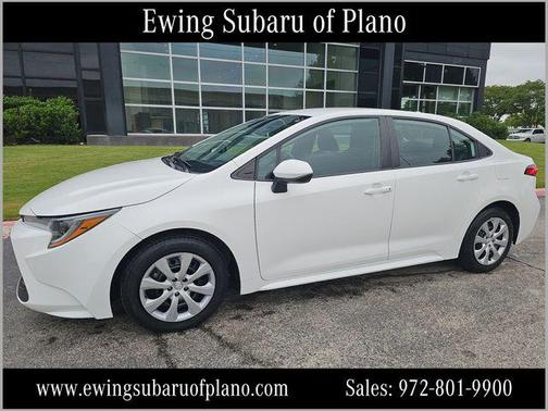 White 2022 Toyota Corolla LE