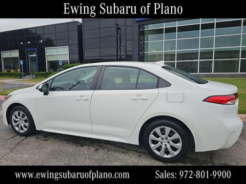 White 2022 Toyota Corolla LE
