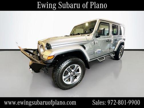 Billet Silver Metallic Clearcoat 2018 Jeep Wrangler Unlimited Sahara
