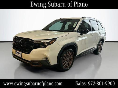 Crystal White Pearl 2026 Subaru Forester Hybrid Sport
