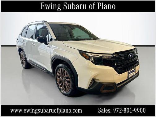 Crystal White Pearl 2026 Subaru Forester Hybrid Sport