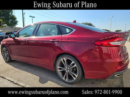 Ruby Red Metallic Tinted Clearcoat 2019 Ford Fusion Titanium