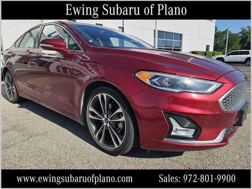 Ruby Red Metallic Tinted Clearcoat 2019 Ford Fusion Titanium