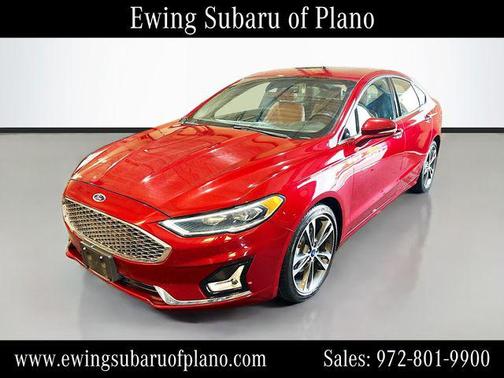 Ruby Red Metallic Tinted Clearcoat 2019 Ford Fusion Titanium