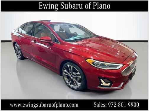 Ruby Red Metallic Tinted Clearcoat 2019 Ford Fusion Titanium