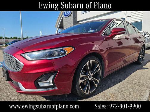 Ruby Red Metallic Tinted Clearcoat 2019 Ford Fusion Titanium