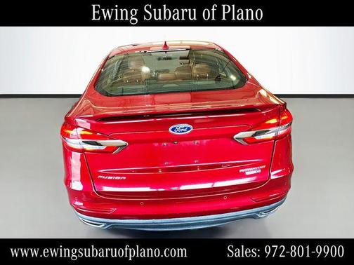 Ruby Red Metallic Tinted Clearcoat 2019 Ford Fusion Titanium