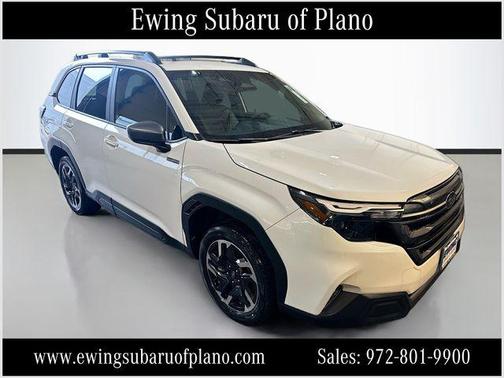 Crystal White Pearl 2026 Subaru Forester Hybrid Premium