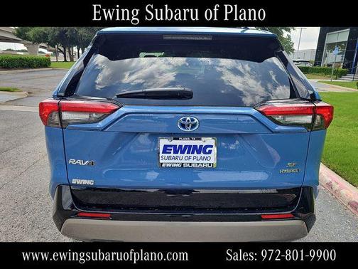 Cavalry Blue/Midnight Black Metallic 2024 Toyota RAV4 Hybrid SE