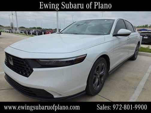 Platinum White Pearl 2024 Honda Accord EX