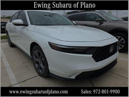 Platinum White Pearl 2024 Honda Accord EX