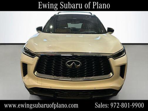 Majestic White/Black Obsidian 2025 INFINITI QX60 AUTOGRAPH