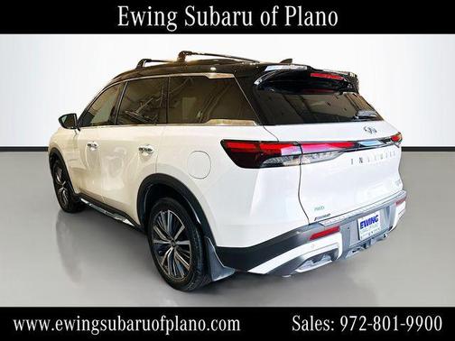 Majestic White/Black Obsidian 2025 INFINITI QX60 AUTOGRAPH