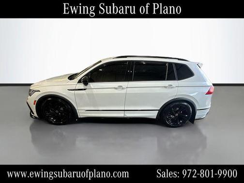 Opal White Pearl 2023 Volkswagen Tiguan 2.0T SE R-Line Black
