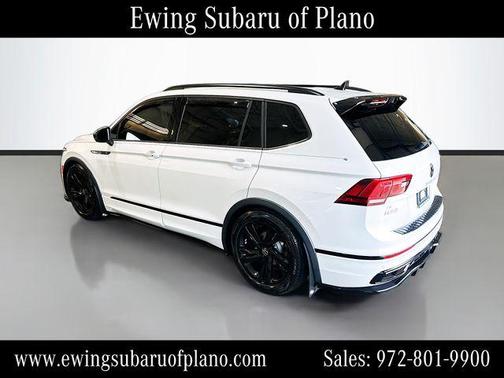 Opal White Pearl 2023 Volkswagen Tiguan 2.0T SE R-Line Black