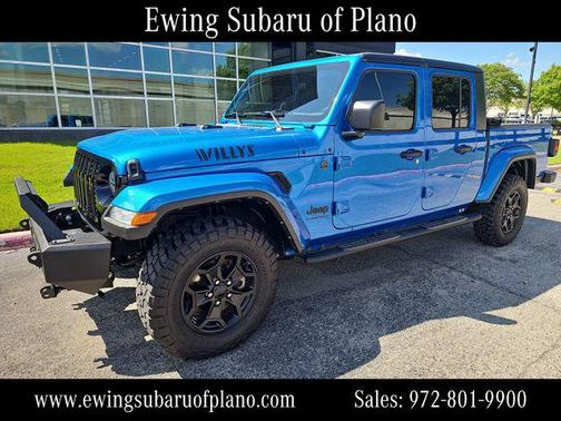 Hydro Blue Pearlcoat 2023 Jeep Gladiator Willys 4x4