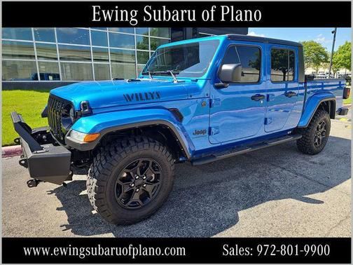 Hydro Blue Pearlcoat 2023 Jeep Gladiator Willys 4x4