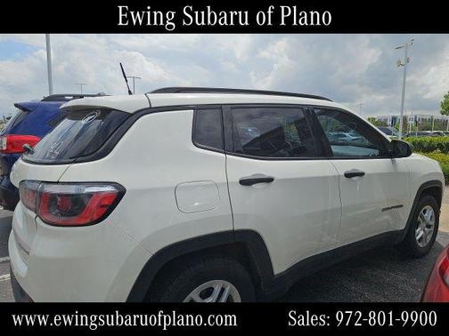 White Clearcoat 2018 Jeep Compass Sport