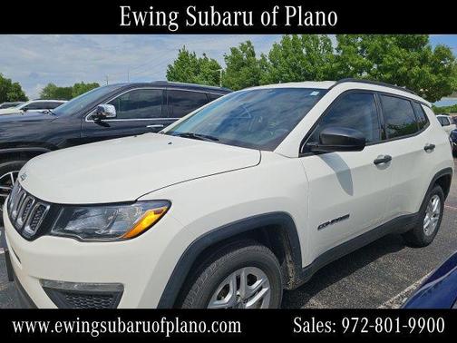 White Clearcoat 2018 Jeep Compass Sport