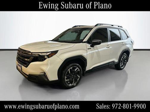 Crystal White Pearl 2026 Subaru Forester Hybrid Premium