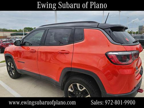 Spitfire Orange Clearcoat 2017 Jeep New Compass Trailhawk