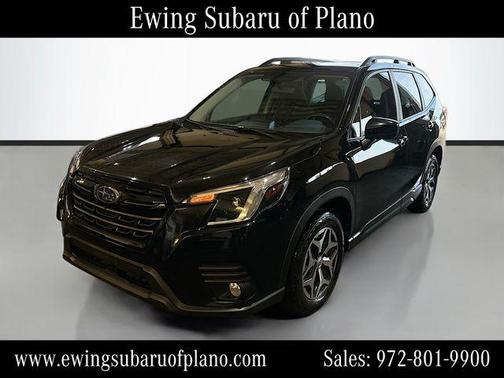 Crystal Black Silica 2023 Subaru Forester Premium