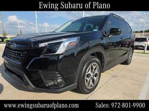 Crystal Black Silica 2023 Subaru Forester Premium