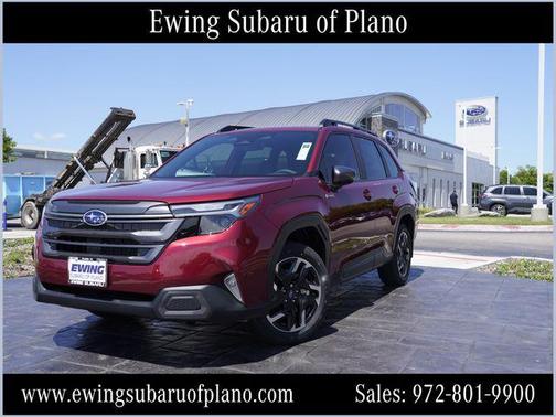 Crimson Red Pearl 2026 Subaru Forester Hybrid Limited