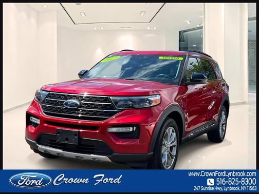 Rapid Red Metallic Tinted Clearcoat 2023 Ford Explorer XLT