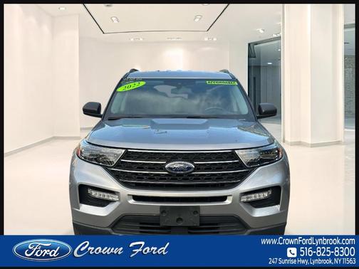 Silver 2022 Ford Explorer XLT