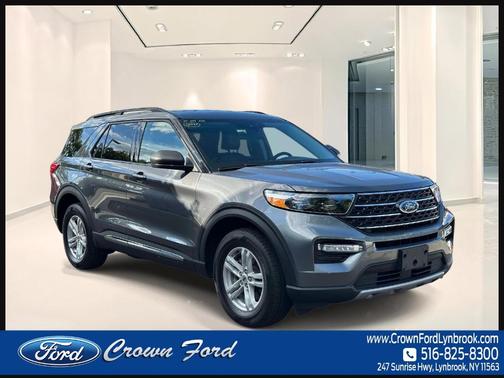 Gray 2024 Ford Explorer XLT