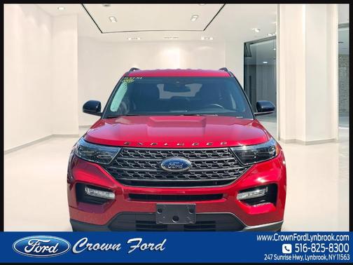 Red 2023 Ford Explorer XLT