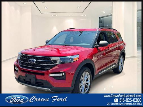 Rapid Red Metallic Tinted Clearcoat 2023 Ford Explorer XLT
