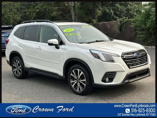Crystal White Pearl 2022 Subaru Forester Limited