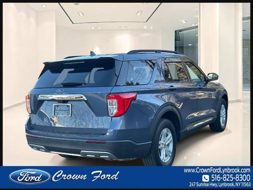 Blue 2021 Ford Explorer XLT