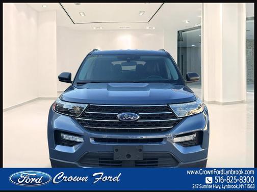 Blue 2021 Ford Explorer XLT