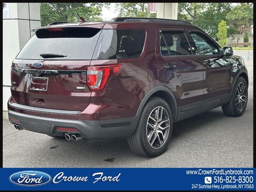 Burgundy Velvet Metallic Tinted Clearcoat 2019 Ford Explorer sport