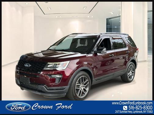Burgundy Velvet Metallic Tinted Clearcoat 2019 Ford Explorer sport