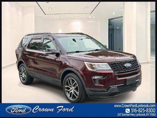 Burgundy Velvet Metallic Tinted Clearcoat 2019 Ford Explorer sport