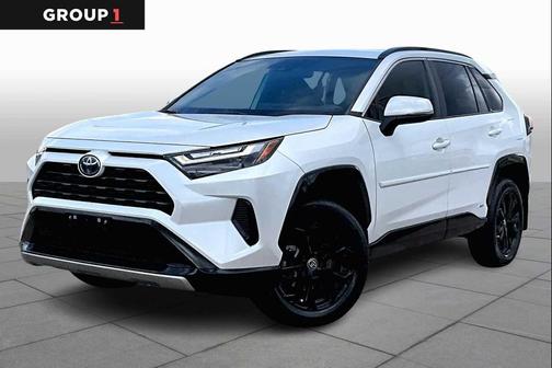 Wind Chill Pearl 2023 Toyota RAV4 Hybrid SE