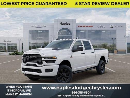 Bright White Clearcoat 2026 RAM 2500 Black Express