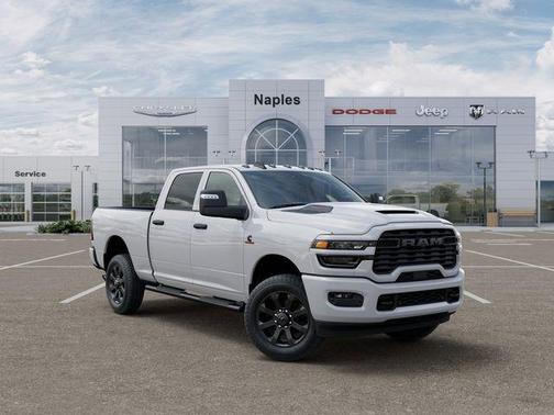 Bright White Clearcoat 2026 RAM 2500 Black Express