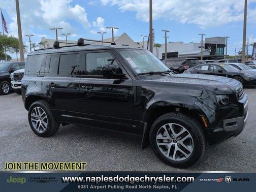 Santorini Black 2023 Land Rover Defender 110 X-Dynamic SE