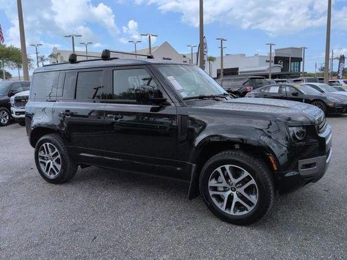 Santorini Black 2023 Land Rover Defender 110 X-Dynamic SE