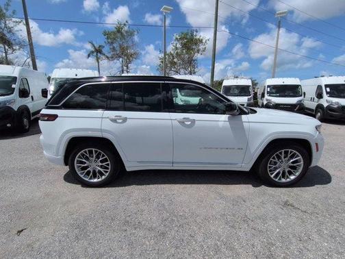 Bright White Clearcoat 2024 Jeep Grand Cherokee Summit