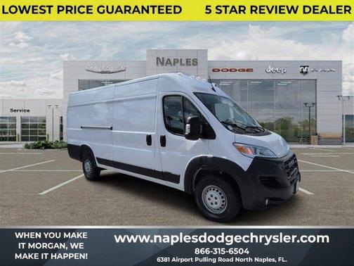 Bright White Clearcoat 2025 RAM ProMaster 3500 High Roof